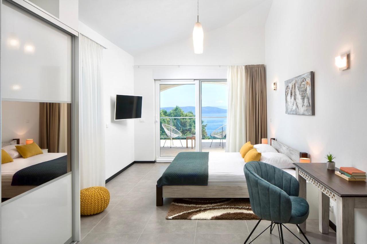 Luxury Panorama Vila With Amazing Seaview In Gondolici 7 Km From Rabac Labin  Exterior photo