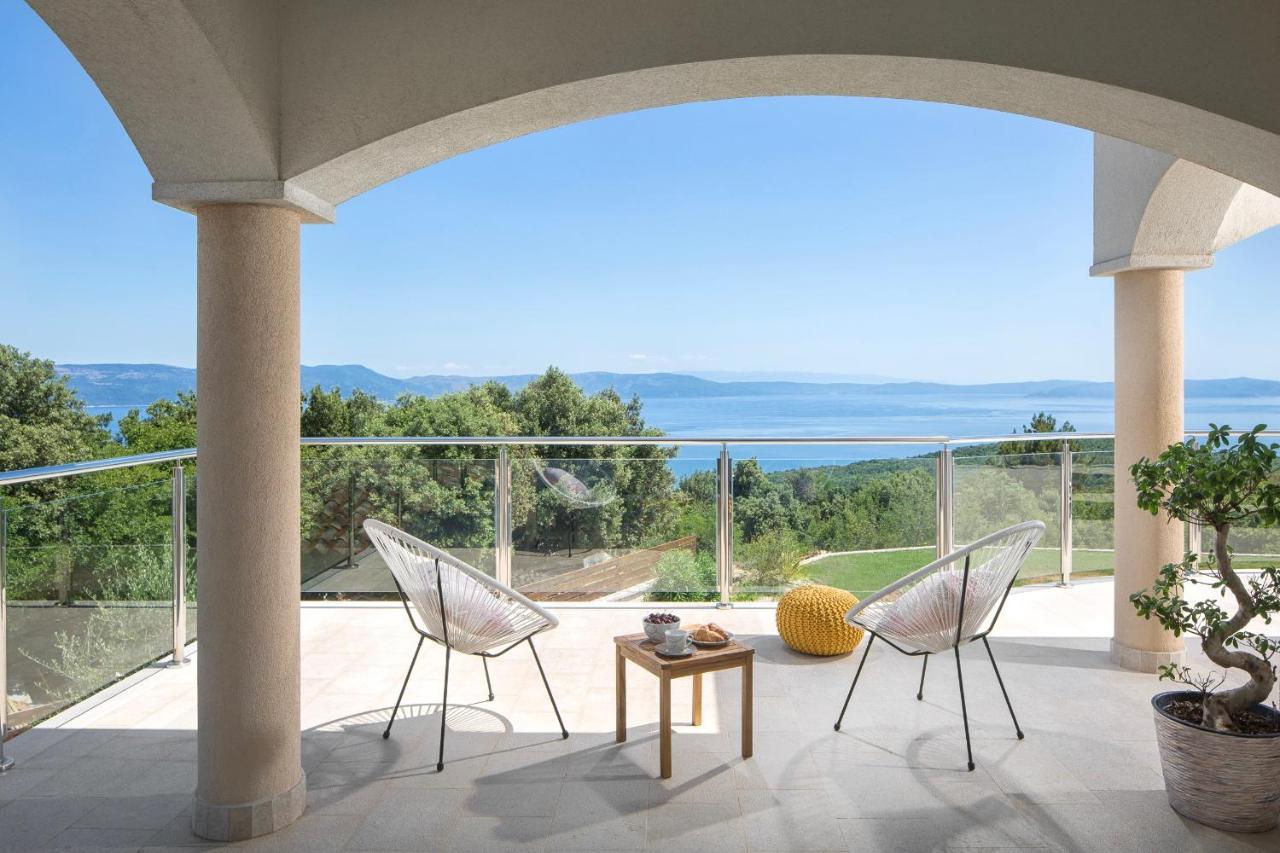 Luxury Panorama Vila With Amazing Seaview In Gondolici 7 Km From Rabac Labin  Exterior photo
